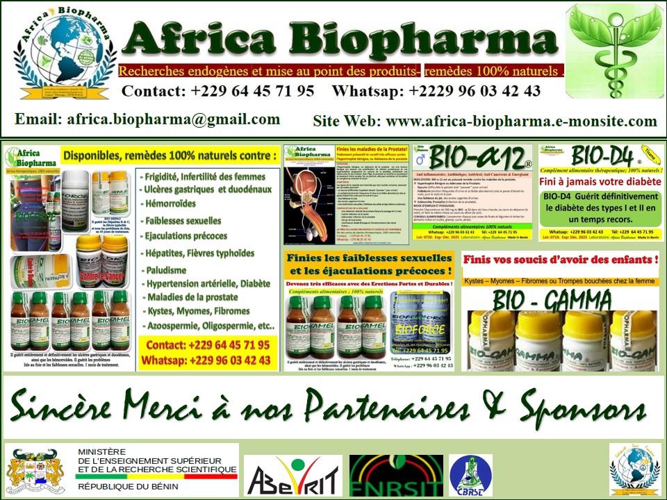 Africa biopharma pub 06 2022 partenaires et sponsors
