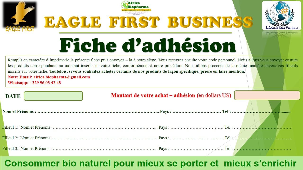 Eagle first business membership fiches adhesion